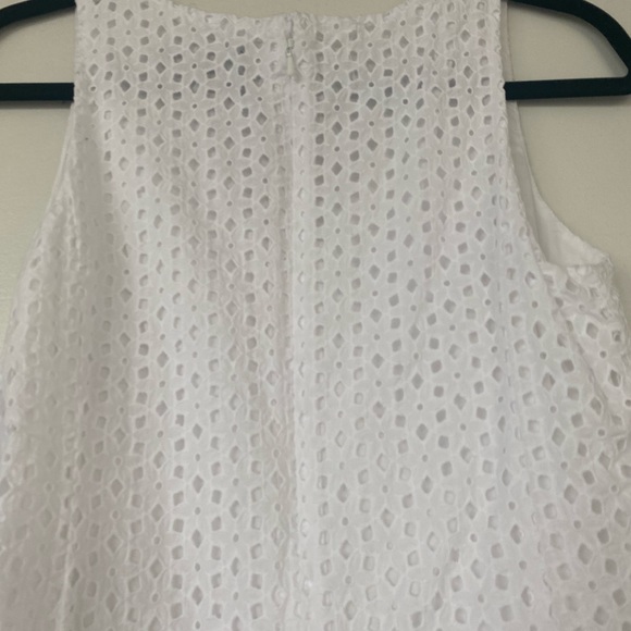 Banana Republic White Drop-waist Dress Size 4 - Picture 7 of 11